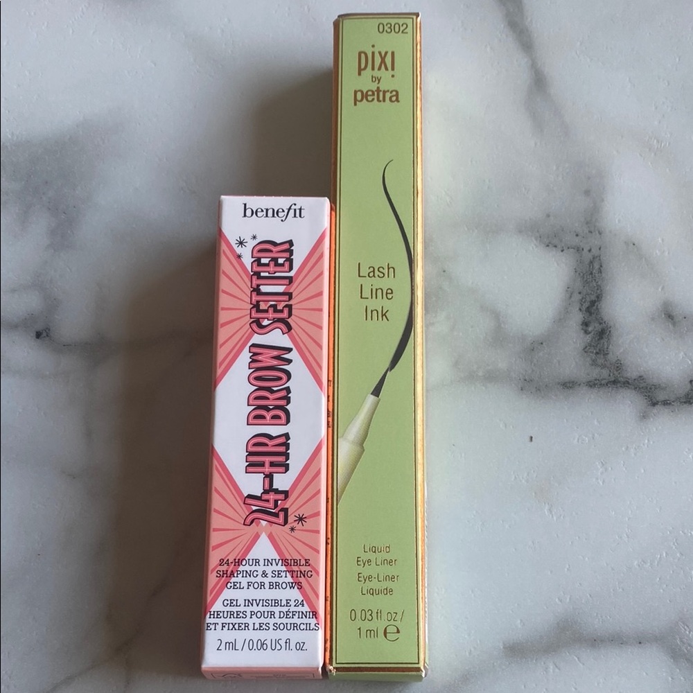 Benefit Brow Setter and Pixi Lash Line Ink